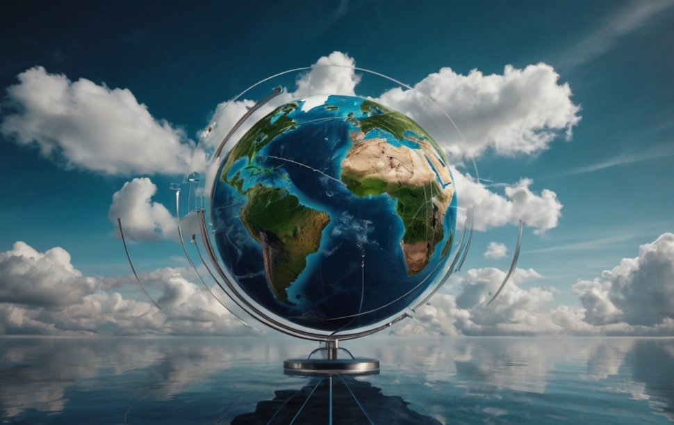 Default_A_globe_with_a_digital_cloud_hovering_above_it_with_li_1